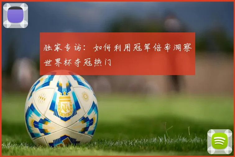独家专访:如何利用冠军倍率洞察世界杯夺冠热门